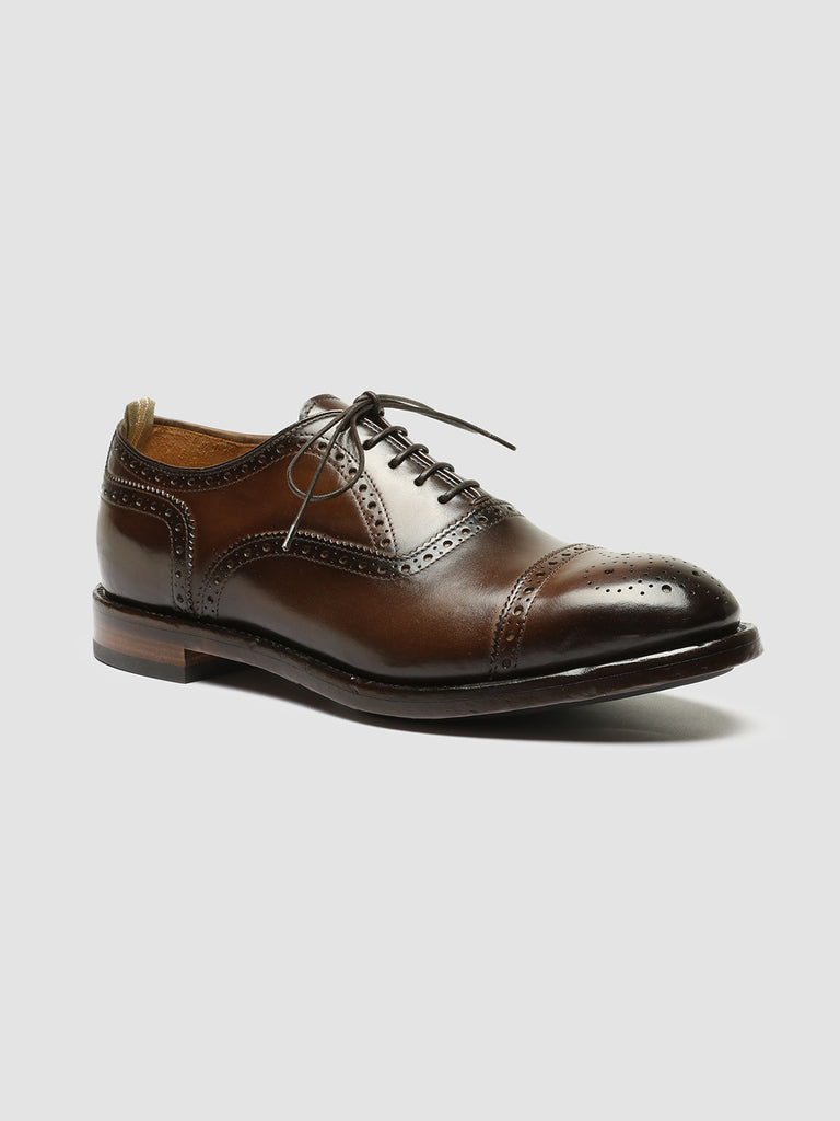 TEMPLE 021 Canyon Toscano - Brown Leather Oxford Shoes Men Officine Creative - 3