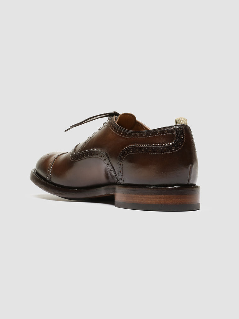 TEMPLE 021 Canyon Toscano - Brown Leather Oxford Shoes Men Officine Creative - 4