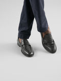 OPERA 001 Nero - Black Leather Penny Loafers Men Officine Creative - 7