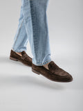 OPERA 001 Testa di Moro - Brown Suede Penny Loafers Men Officine Creative - 6