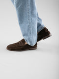 OPERA 001 Testa di Moro - Brown Suede Penny Loafers Men Officine Creative - 7