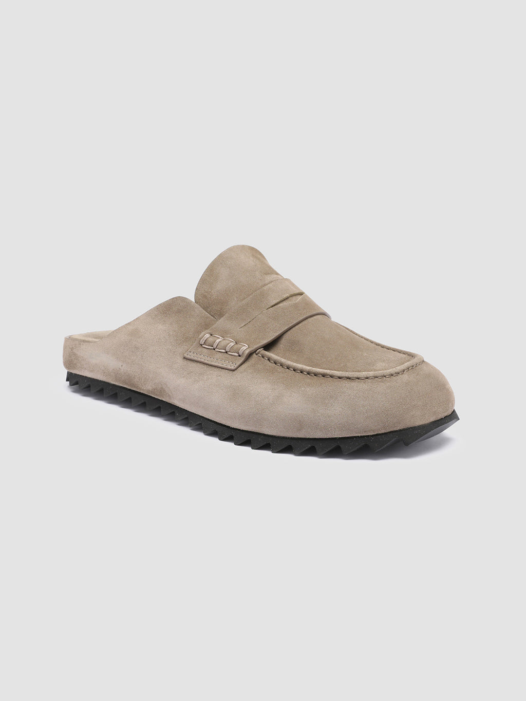 PELAGIE 009 Flint - Grey Suede Mules - 2