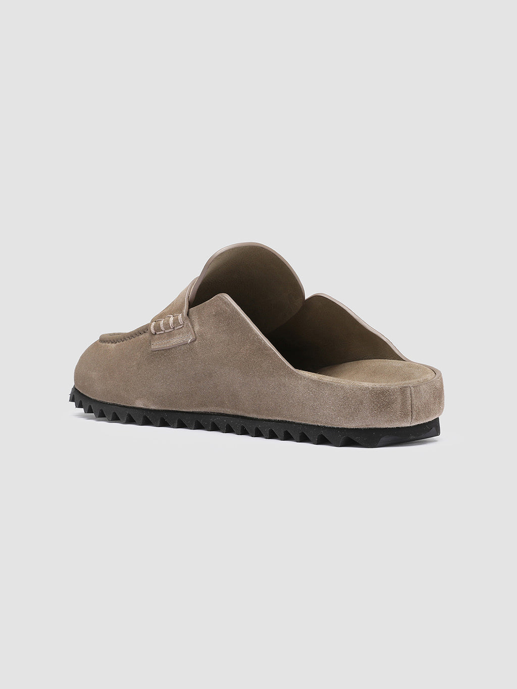 PELAGIE 009 Flint - Grey Suede Mules - 3