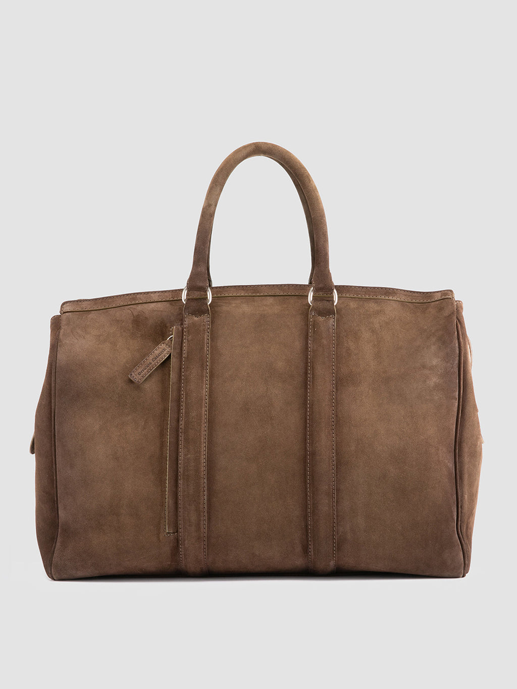 QUENTIN 009 - Brown Suede Bag Men Officine Creative -1