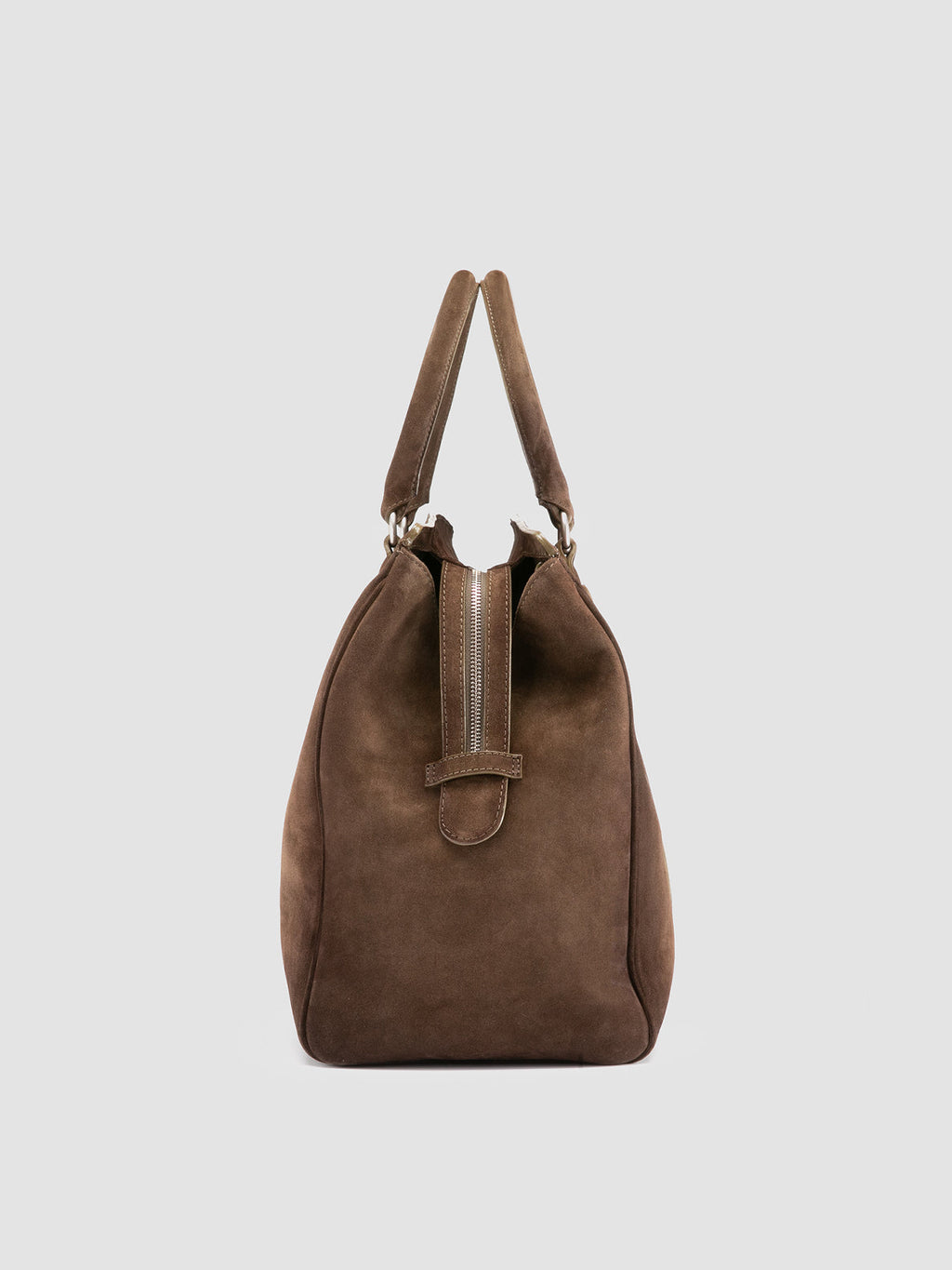 QUENTIN 009 - Brown Suede Bag Men Officine Creative -3