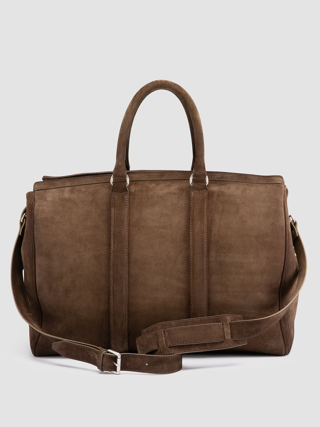 QUENTIN 009 - Brown Suede Bag Men Officine Creative -4