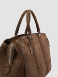 QUENTIN 009 - Brown Suede Bag Men Officine Creative -2