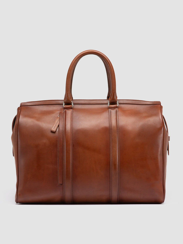 QUENTIN 009 - Light Brown Leather Bag