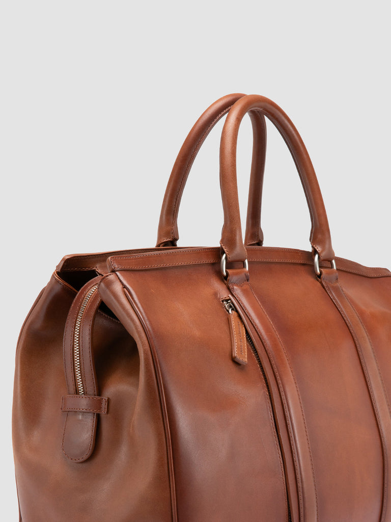 QUENTIN 009 - Light Brown Leather Bag