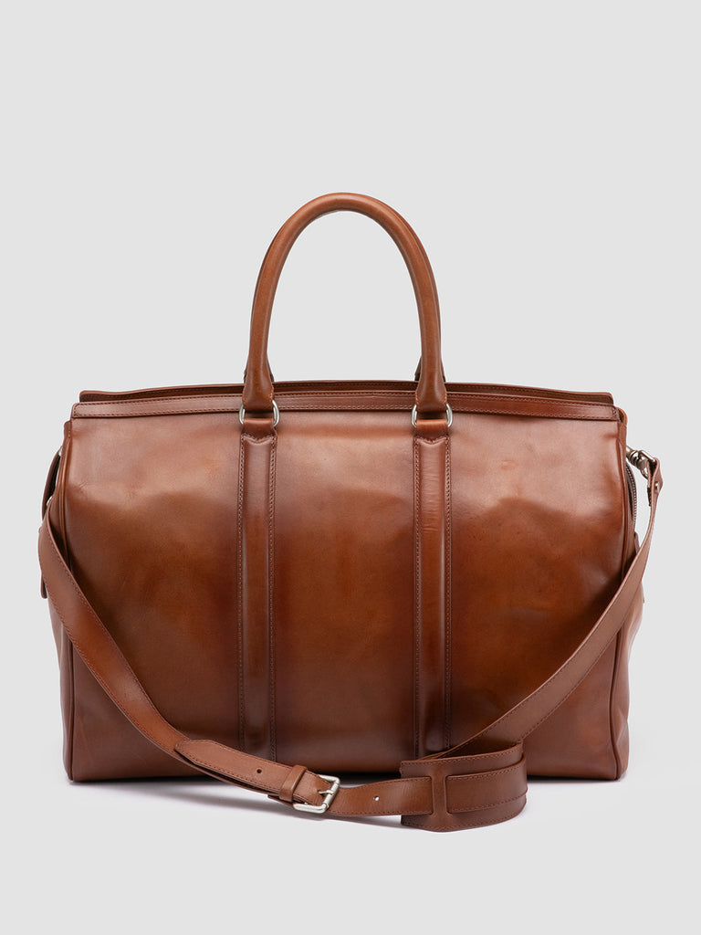 QUENTIN 009 - Light Brown Leather Bag