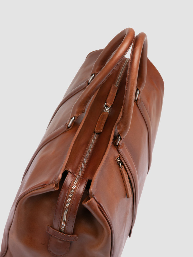 QUENTIN 009 - Light Brown Leather Bag