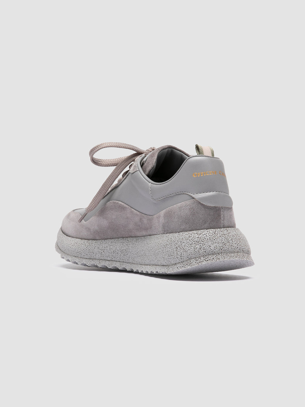 RACE RUBREX 101 - Grey Leather and Suede Low Top Sneakers Women Officine Creative -4