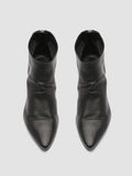 SALLY 001 Nero - Black Leather Booties Women Officine Creative - 2