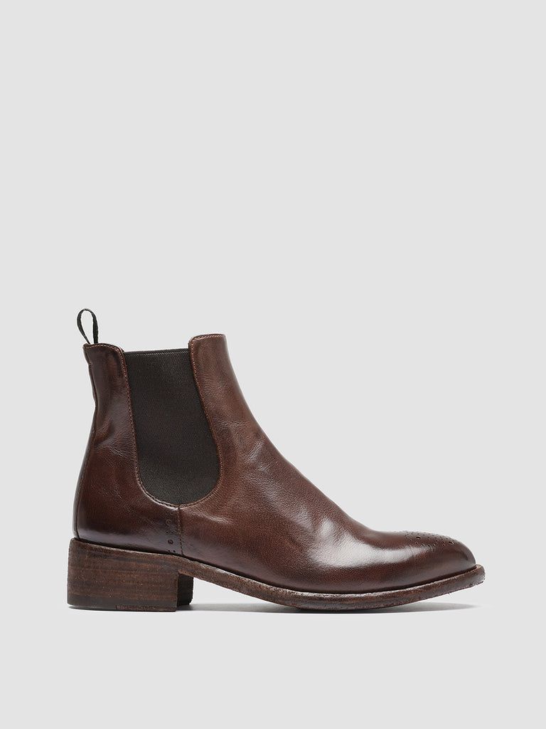 SELINE 002 Sauvage - Brown Leather Chelsea Boots Women Officine Creative - 1