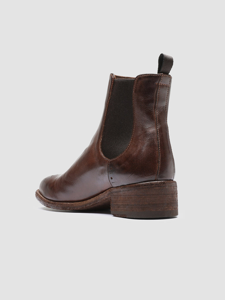 SELINE 002 Sauvage - Brown Leather Chelsea Boots Women Officine Creative - 4