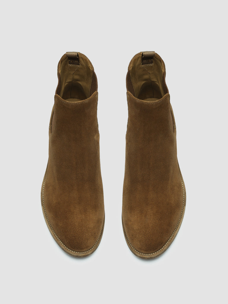 SELINE 029 - Brown  Suede Chelsea Boots
