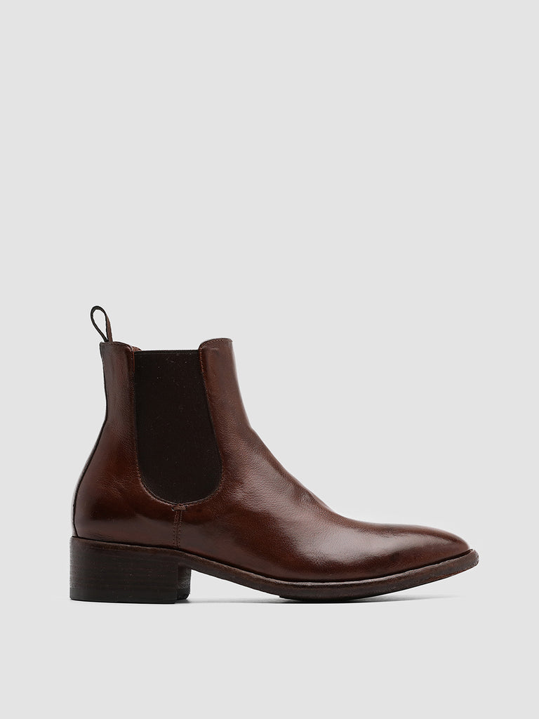 SELINE 005 Sauvage - Brown Leather Chelsea Boots Women Officine Creative - 1