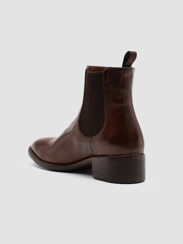 SELINE 005 Sauvage - Brown Leather Chelsea Boots Women Officine Creative - 4