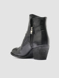 SHERRY 001 Nero - Black Leather Ankle Boots Women Officine Creative - 4