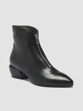 SHONA 002 Nero - Black Leather Ankle Boots Women Officine Creative - 3