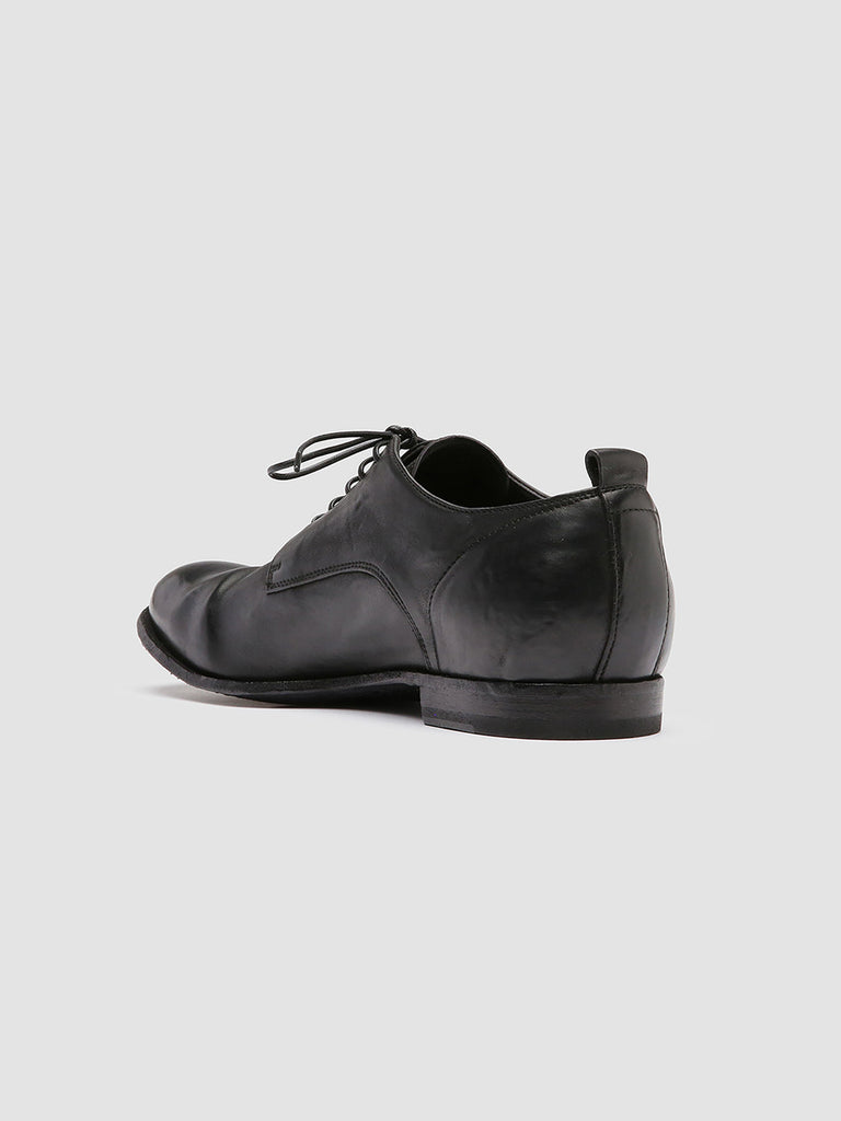 STEREO 003 Nero - Black Leather Derby Shoes Men Officine Creative - 4