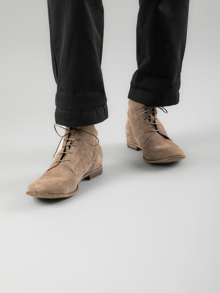 STEREO 004 Otter - Taupe Suede ankle boots Men Officine Creative - 6