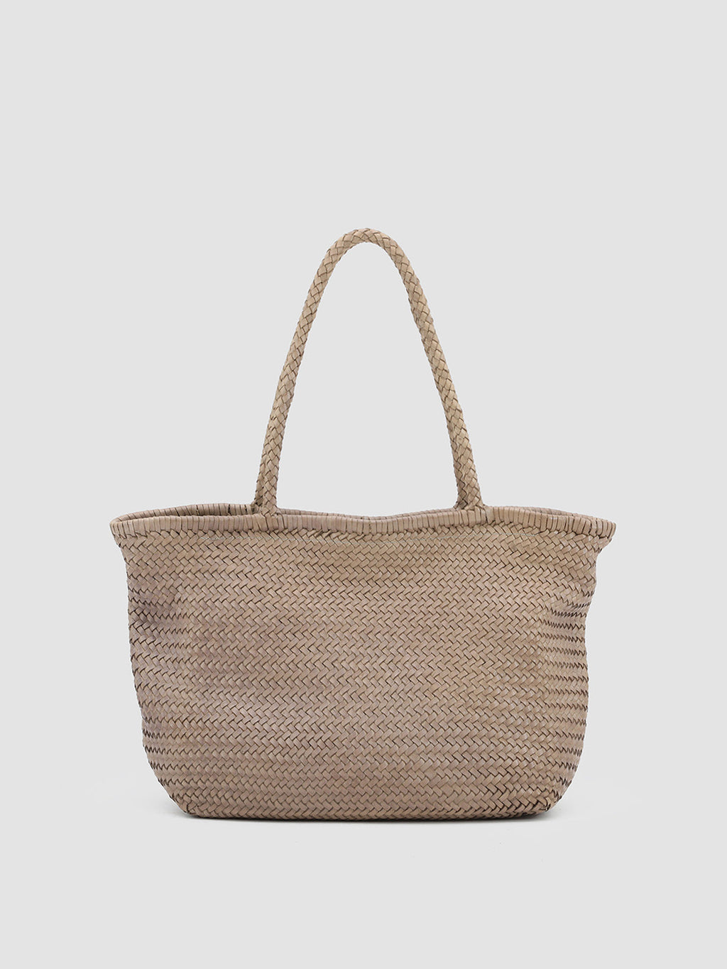 SUSAN 01 Woven Noun - Taupe Leather tote bag Officine Creative - 1