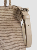 SUSAN 01 Woven Noun - Taupe Leather tote bag Officine Creative - 2