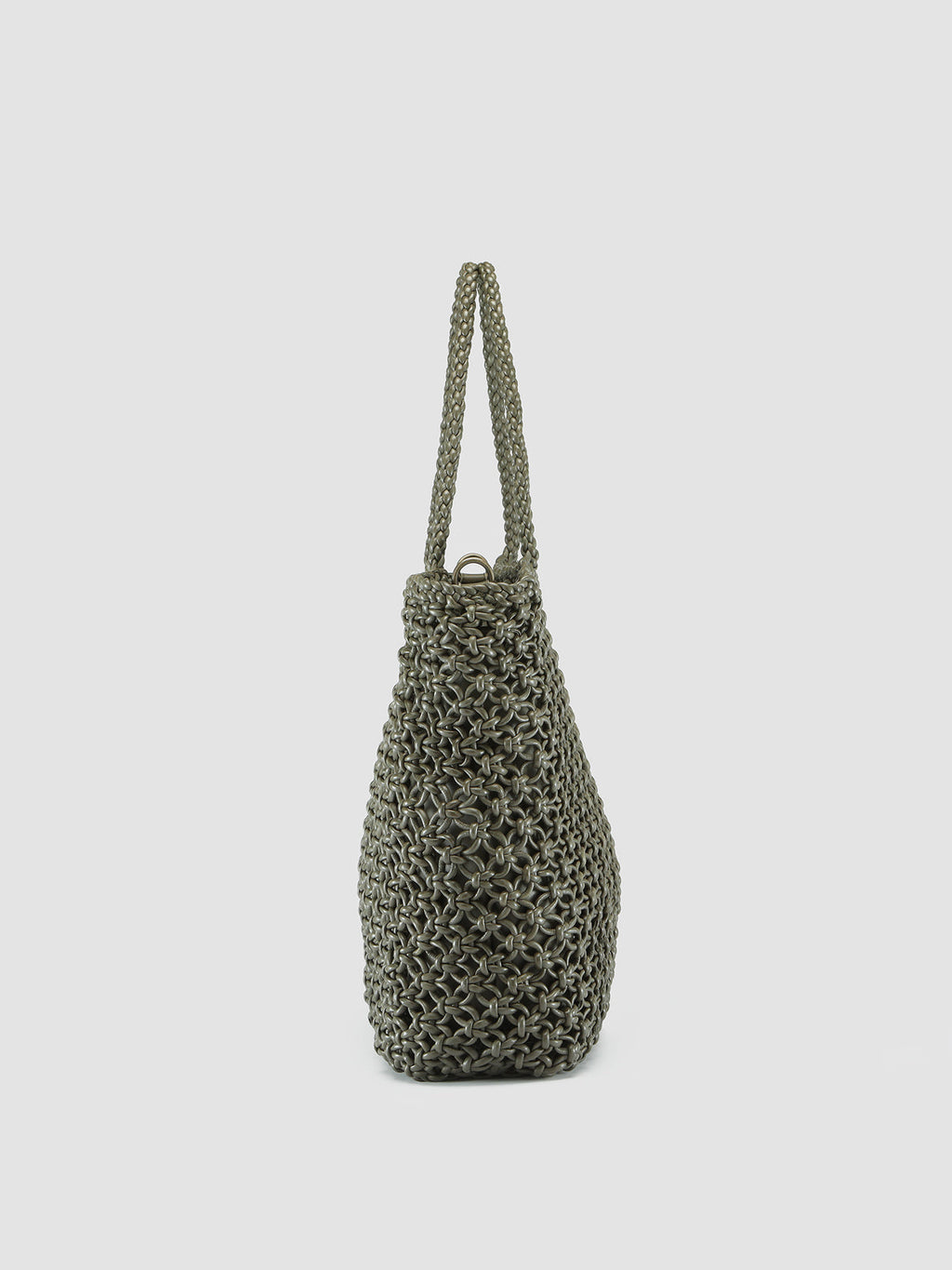 SUSAN 02 Macramè Conifera - Green Leather Bags Officine Creative - 3