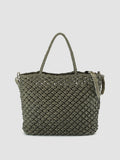 SUSAN 02 Macramè Conifera - Green Leather Bags Officine Creative - 4