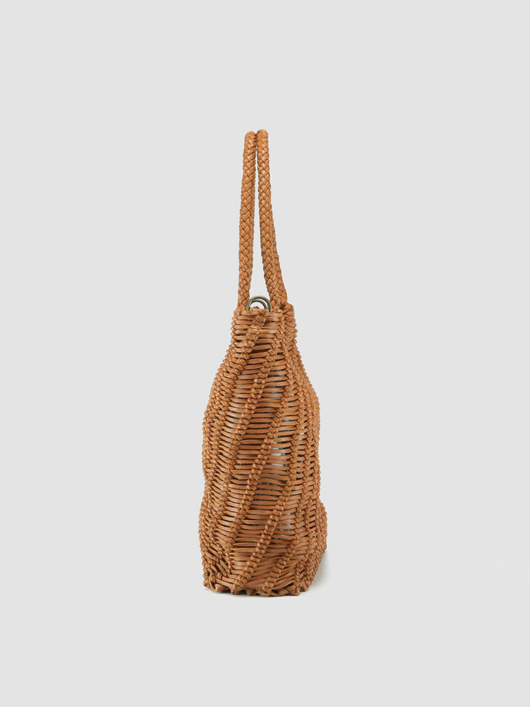 SUSAN 02 Spiral Rhum - Brown Leather  Tote Bag Officine Creative - 3