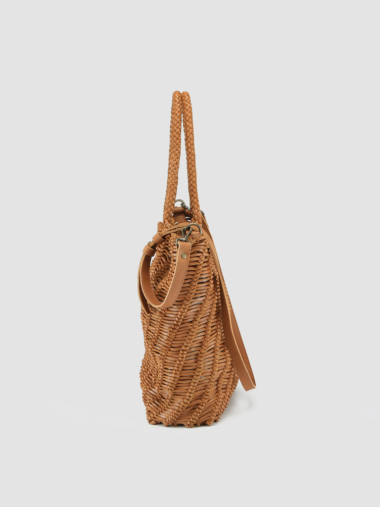 SUSAN 02 Spiral Rhum - Brown Leather  Tote Bag Officine Creative - 5