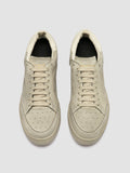 THE ANSWER 107 - Off White Nubuck Low Top Sneakers Women Officine Creative -2