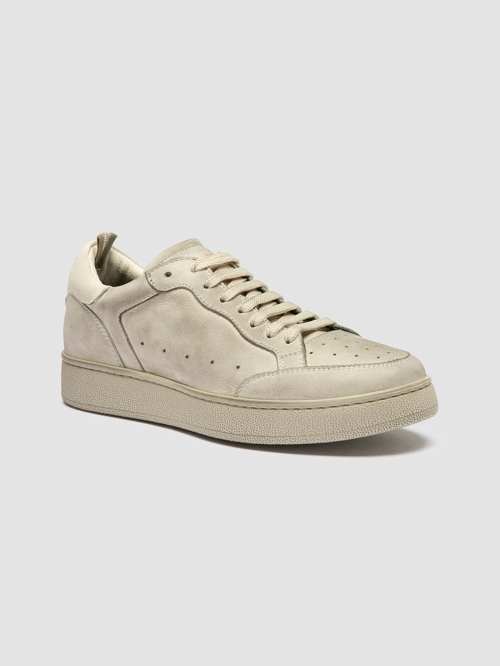 THE ANSWER 107 - Off White Nubuck Low Top Sneakers Women Officine Creative -3