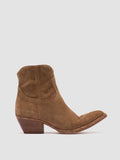 WANDA DD 103 - Taupe Suede Zip Boots Women Officine Creative - 1