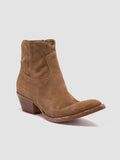 WANDA DD 103 - Taupe Suede Zip Boots Women Officine Creative - 3