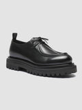 WISAL 002 Nero - Black Leather Derby Shoes Women Officine Creative - 3