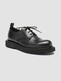 WISAL 011 Nero - Black Leather derby shoes Women Officine Creative - 3