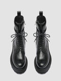 WISAL 018 Nero - Black Leather Boots Women Officine Creative - 2