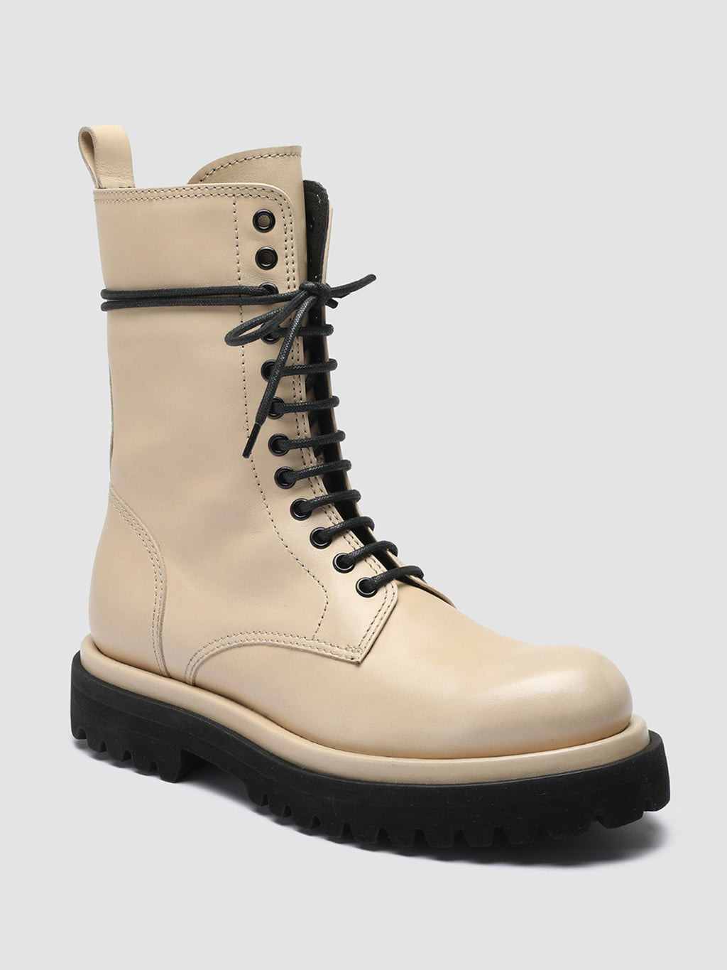 WISAL 018 Oat Milk - Ivory Leather Boots Women Officine Creative - 3