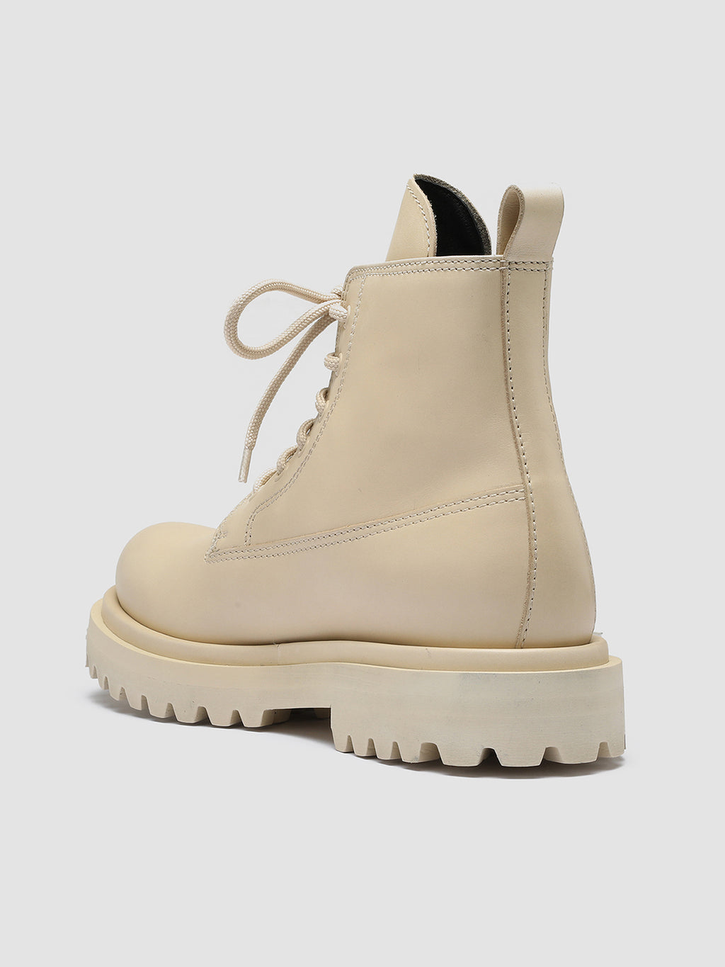 WISAL 021 Tart - Ivory Leather Ankle Boots Women Officine Creative - 4