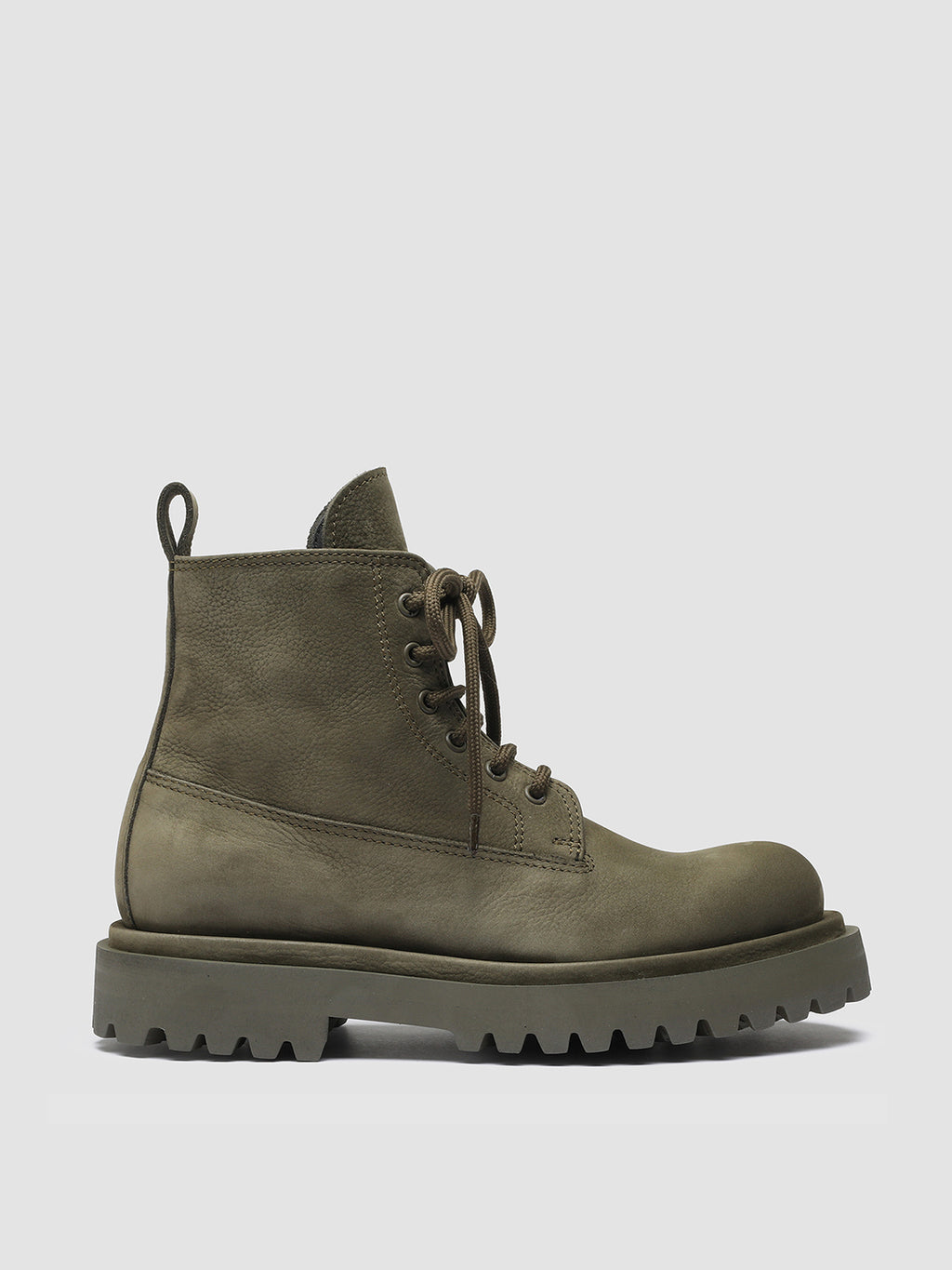 WISAL 021 Militare - Green Nabuk Ankle Boots Women Officine Creative - 1