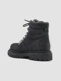 WISAL 022 Nero - Black Suede and Shearling Ankle Boots Women Officine Creative - 4